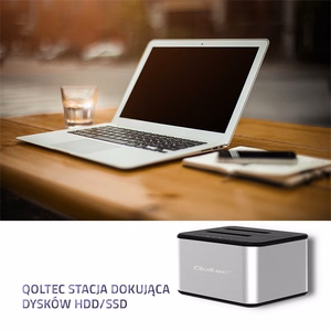 Qoltec 5316 HDD/SSD Doko Stotis 2x 2.5"/3.5" SATA USB 3.0 Klonavimas