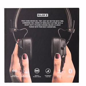 Belaidės ausinės Marshall Major V On-Ear Bluetooth rudos