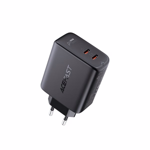 Acefast įkroviklis 2x USB Type C 40W, PPS, PD, QC 3.0, AFC, FCP juodas (A9 juodas)