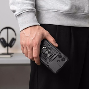 Tech-Protect CamShield Pro dėklas, skirtas Xiaomi Redmi Note 17 Pro 5G – juodas
