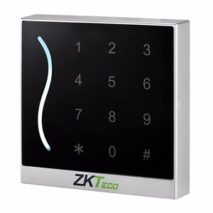 ZKTeco ProID30 13,56 MHz RFID bekontakčių kortelių skaitytuvas su jutikline klaviatūra, Wiegand 26, IP65