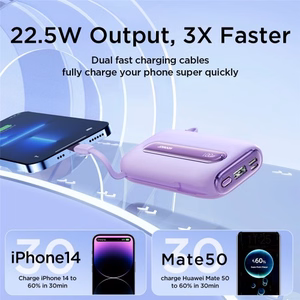 Išorinė baterija Joyroom „JR-L012 Plus Colorful“ Violet 20000mAh (22.5W)