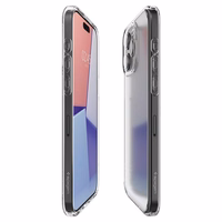 Spigen Ultra Hybrid dėklas telefonui iPhone 15 Pro Max - skaidrus matinis