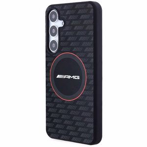 AMG silikoninis anglies rašto MagSafe dėklas telefonui Samsung Galaxy S24 - juodas