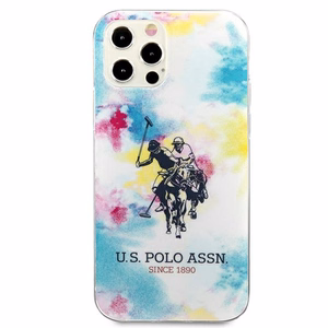 US Polo USHCP12MPCUSML Tie & Dye Collection dėklas, skirtas iPhone 12 / 12 Pro 6.1", įvairiaspalvis