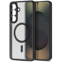 Tech-Protect BasicMag MagSafe Case for Samsung Galaxy S26 - Transparent Black