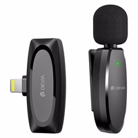Devia microphone for smartfon Kintone Lightning juodas