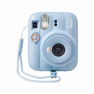 Fujifilm Instax mini 13 – analog instant camera, focus from 0.3 m, ISO 800, Frost Blue