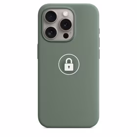 Telefono dėklas "Silicone Case v2" iPhone 15 Pro Max / Cypress / su pakuote