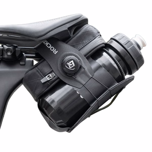 Rockbros P010 0.2L велосипедная подседельная сумка с держателем для бутылки 0.6L - черный