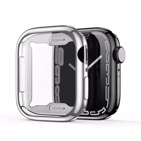 Dėklas Dux Duxis "Samo" skirtas Apple Watch 7 45mm sidabrinis (kartu su LCD apsauginiu stikliuku)
