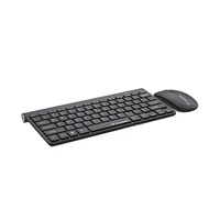 Wozinsky Wireless Keyboard + Compact Mouse Set - Black