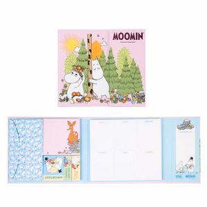Moomins A4 savaitinis planuoklis su lipniais lapeliais