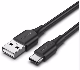 Laidas USB-C į USB 2.0 0.5m juodas Vention