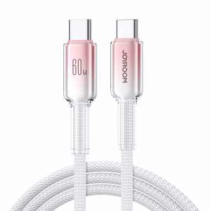 USB-C - USB-C kabelis Joyroom S-A42 60W 1.2m baltas