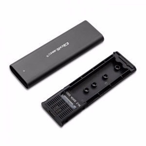 Qoltec 50311 SSD disko dėklas juodas M.2