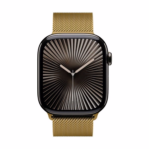 Crong Milano Steel nerūdijančiojo plieno dirželis, skirtas Apple Watch 44 / 45 / 46 / 49 mm, aukso spalvos