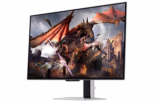 Samsung G80SD monitorius 81,3 cm (32") 3840 x 2160 pikselių 4K Ultra HD OLED sidabrinis