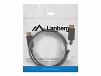 Lanberg DisplayPort laidas 1m juodas