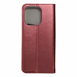 SMART MAGNETO Dėklas telefonui XIAOMI Redmi Note 13 4G - bordo