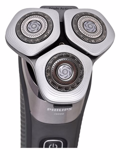Philips X9002/10 skustuvas vyrams Rotorinis skustuvas Apkarpymo mašinėlė Pilka