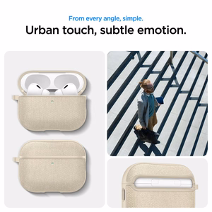 Spigen Urban Fit dėklas AirPods 3 - smėlio spalvos