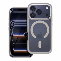 MATTE MAG COVER magnetinis dėklas telefonui, suderinamas su MagSafe, skirtas IPHONE 17 Pro, titano spalvos