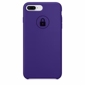 Dėklas "Silicone Case" skirtas iPhone 7 Plus (8 Plus) / Ultra Violet / su įpakavimu