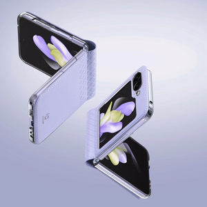 Dėklas Dux Ducis Bril Samsung F731 Z Flip5 5G violetinis