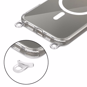 Dėklas TECH-PROTECT FLEXAIR CHAIN MAGSAFE IPHONE 16 pilkas & rožinis