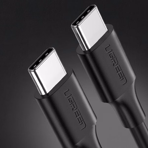 Ugreen US286 USB-C - USB-C 3A 480Mb/s laidas 3m juodas