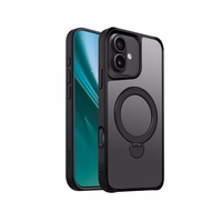 Etteri Matinis Mag Ring dėklas for iPhone 16 6,1" juodas