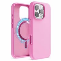 Dėklas "TM MagSafe Silicone" iPhone 16 Pro / Bijūnų /