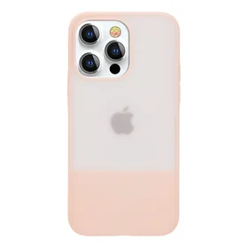 Kingxbar Plain Series dėklas telefonui iPhone 13 silikoninis dėklas rožinis