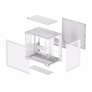 DeepCool CG530 WH vidutinio bokšto baltas