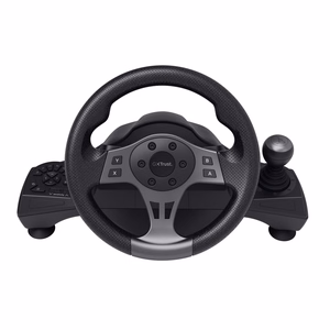 Trust GXT 289 Movi juodas USB vairas + pedalai Nintendo Switch, PlayStation 4, Xbox One S, Xbox One X, Xbox Series S, Xbox Series X