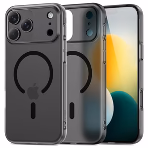 Tech-Protect MagSlim Magnetinis dėklas telefonui iPhone 17 - matinė juoda