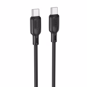 USB kabelis Borofone BX113 60W USB-C to USB-C 2.0m juodas