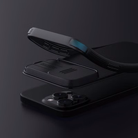 Nillkin CamShield Pro iPhone 16 Pro dėklas (juodas)