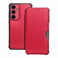 Dėklas telefonui RAZOR Book SAMSUNG S24 FE raudonas