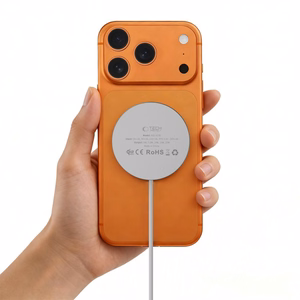 TECH-PROTECT A50 Magnetic MAGSAFE Belaidis Įkroviklis 25W QI2.2 baltas