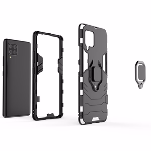 Ring Armor dėklas su stovu tvirtas patvarus Samsung Galaxy A42 5G mėlynas