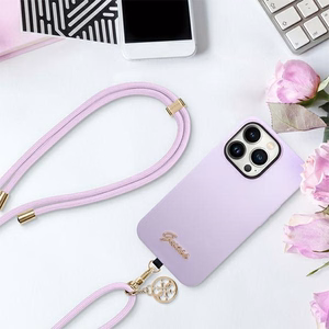 Guess GUOUCNMG4EU Universal CBDY Cord dirželis alyvinė/lila Nylon 4G Metal Charm