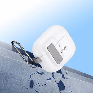 Tech-Protect plonas kablio dėklas AirPods 4 - baltas