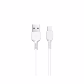 Kabelis USB A į USB C Hoco 2,4A 3 m X20 baltas