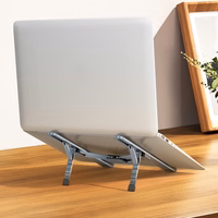 Sulankstomas nešiojamo kompiuterio stovas Borofone BH117 pilkas