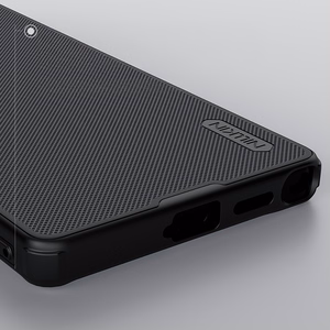 Nillkin Super Frosted Shield Pro Magnetinis dėklas telefonui su MagSafe Samsung S25 Ultra - Juodas