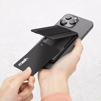 Uniq Heldro ID magnetinė piniginė su stovu ir dirželiu - juodas