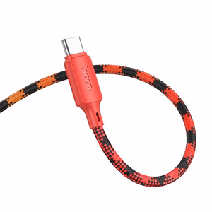 Cable USB A to USB C Hoco 3A 1 m X116 gradient red