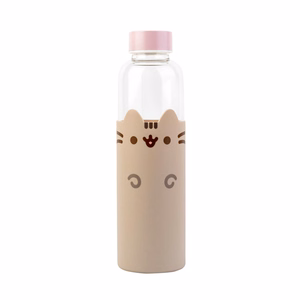 Pusheen stiklinė gertuvė, 500 ml